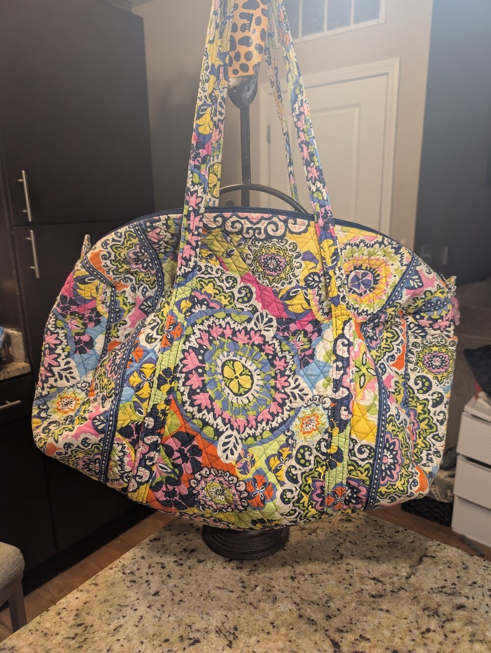 Vera Bradley XL Weekender Travel Bag Carryall